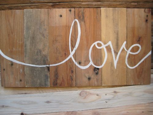 pallet wood sign rustic