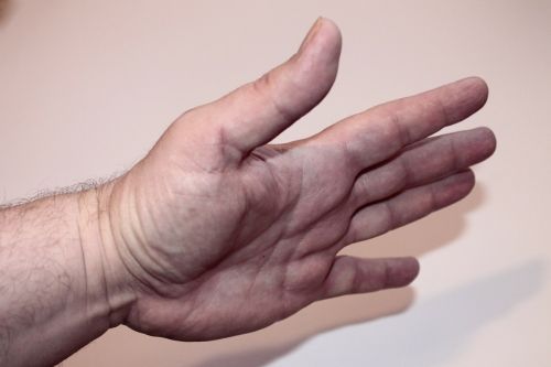 palm hand gesture