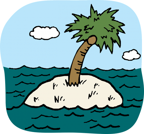 palm tree island
