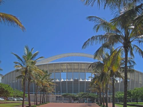 Palm Trees In Front Of Stadium