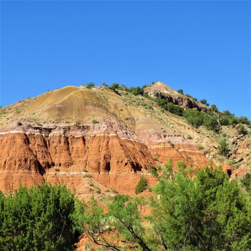 palo duro canyon hiking red sandstone