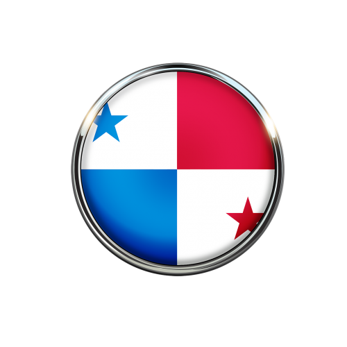 panama flag circle