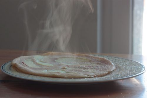 pancake fresh steam