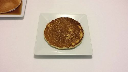 pancake honey breakfast