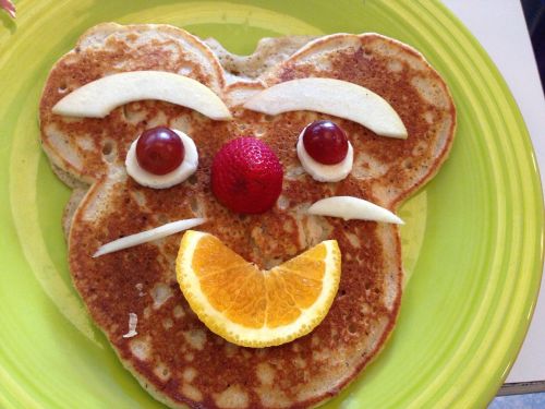 pancake face breakfast