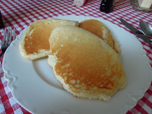 pancakes breakfast food