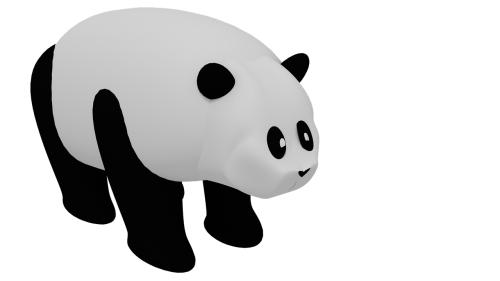 panda transparent animal