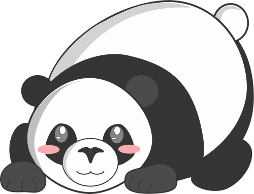 panda cartoon cute