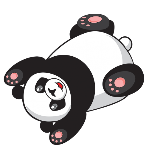 panda cartoon cute