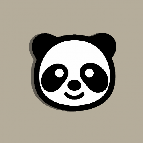 panda clipart face