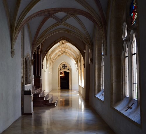 pannonhalma  monastery  corridor