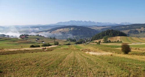 panorama mountains landscape