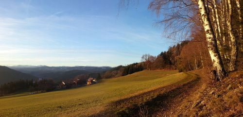 panorama landscape autumn