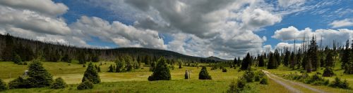 panorama šumava landscape