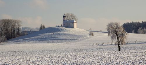 panorama winter chapel