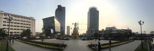 panorama cambodia phnom penh city