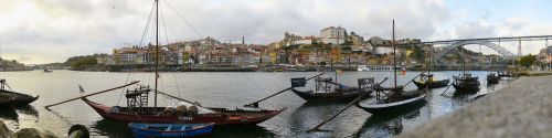 panorama porto bridge