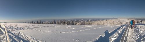 panorama winter snow