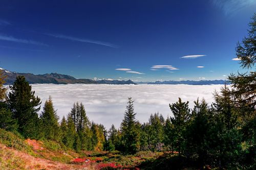 panorama clouds landscape