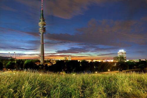 panorama sunset sky