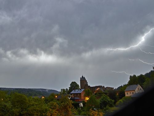 panorama tree sky