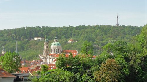 panorama  prague  czechia