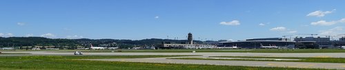 panorama  airport  zurich