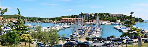 panorama  port  istria