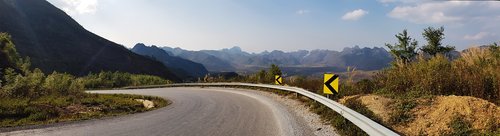 panorama  road  landscape