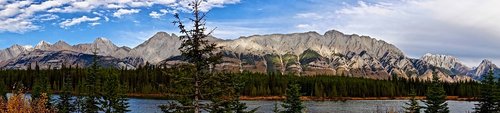 panorama  rockies  mountains