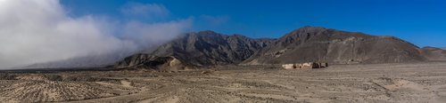 panorama  desert  fog