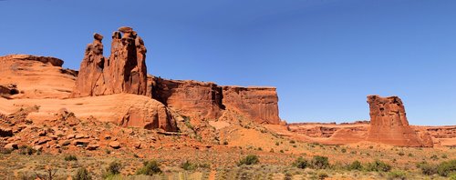 panorama  mountains  landscape