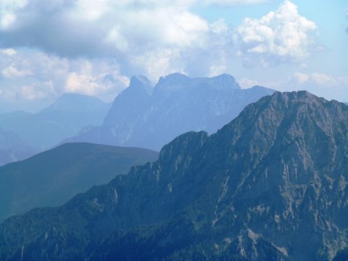 panorama alpine landscape