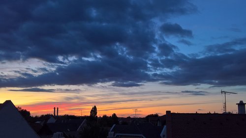 panorama-like  sunset  heaven
