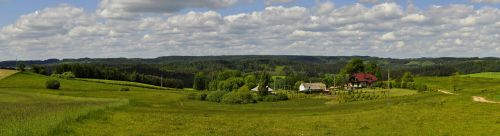 panoramic nature landscape