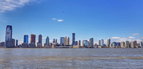 panoramic  skyline  city