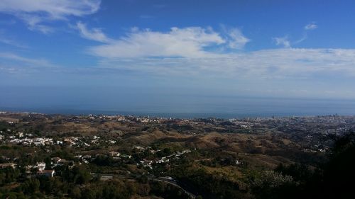 panoramic sea sky