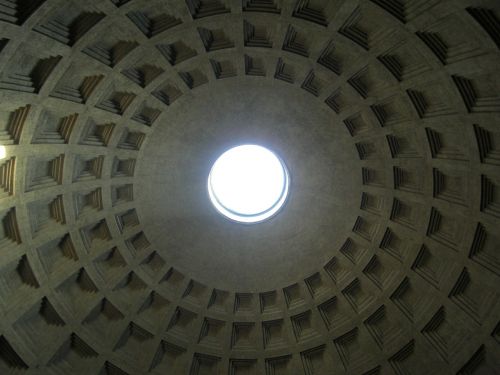 pantheon domed roof dome