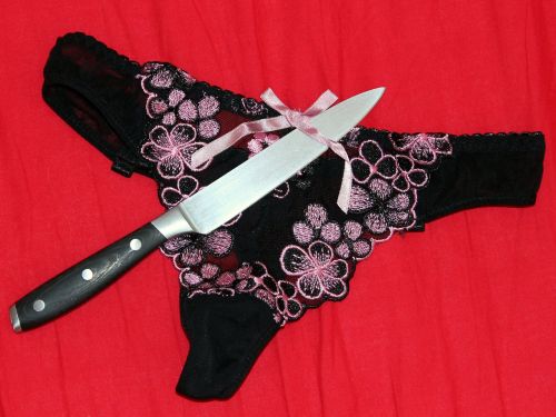 panties knife lingerie