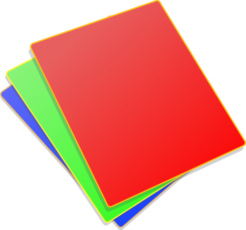 paper sheets colours