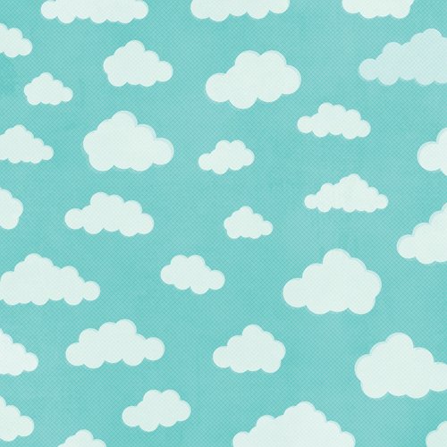 paper background  scrapbooking paper  clouds