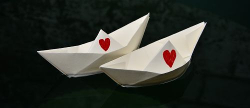 paper boat paper folded