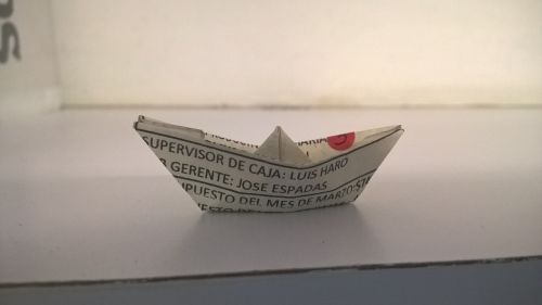 paper boat origami