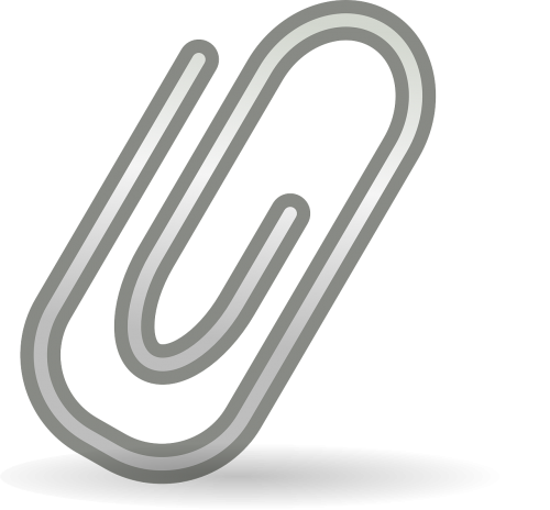 paper clip paper-clip attachment