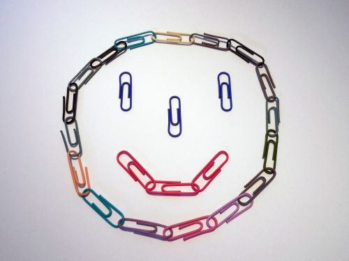 paperclip office smiley