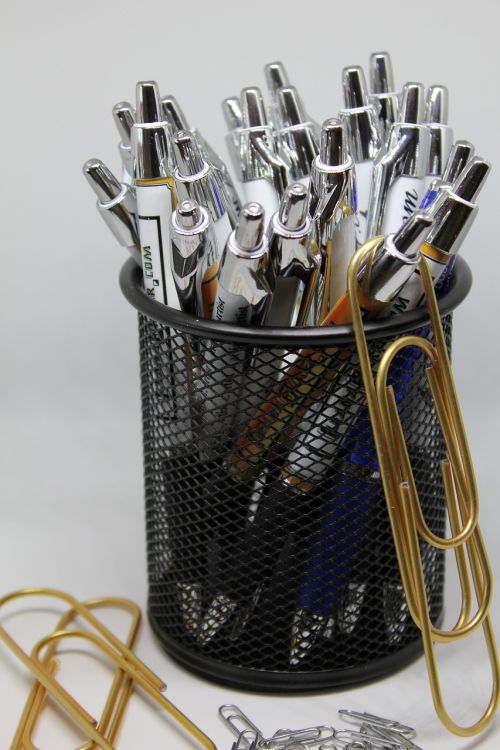 paperclip pens holder