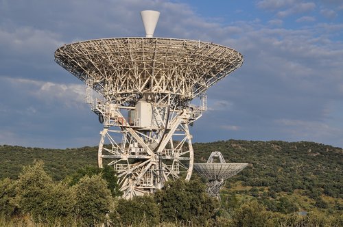 parabolic antenna  communications  internet