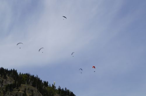 parachute parachutist skydiving