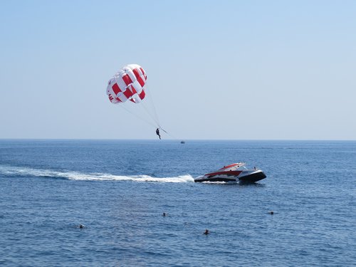 parachute  sea  entertainment