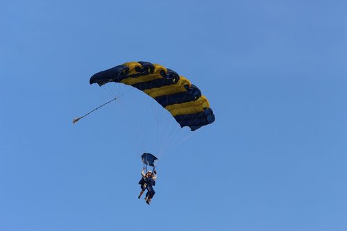parachute  tandem jump  summer